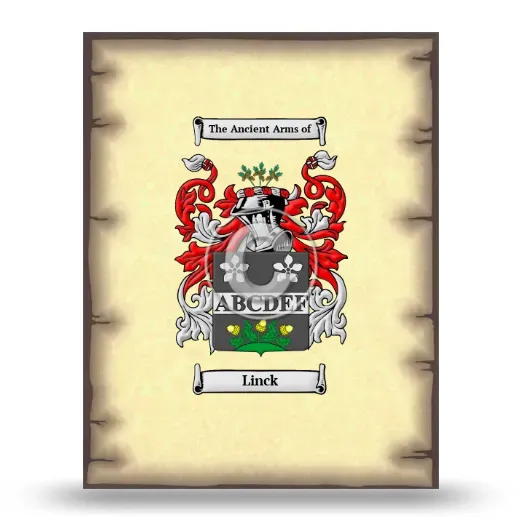 Linck Coat of Arms Print