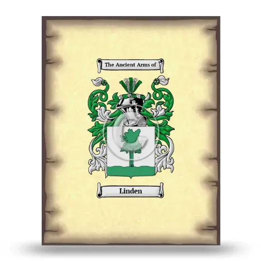 Linden Coat of Arms Print