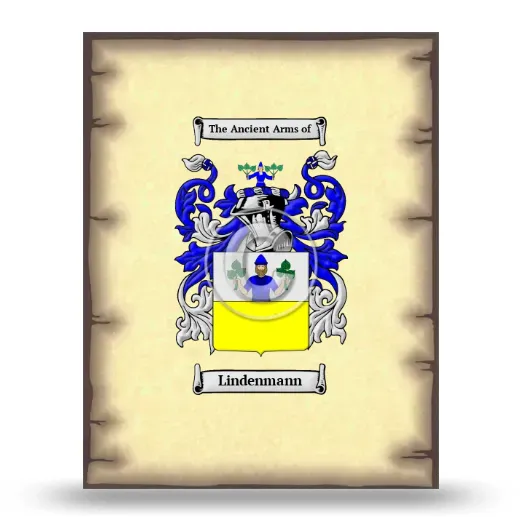 Lindenmann Coat of Arms Print