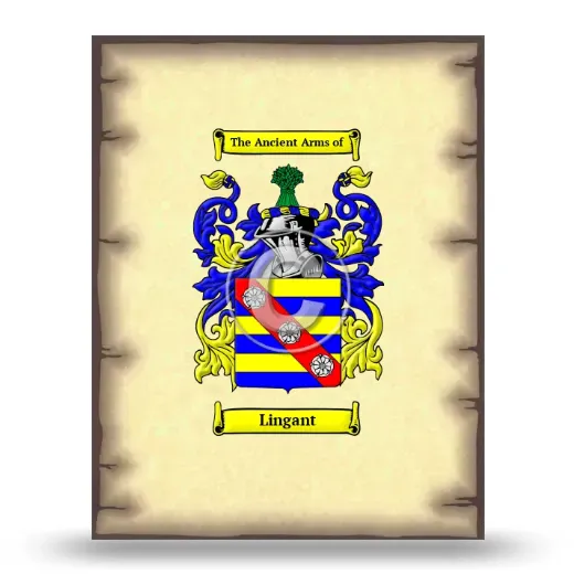 Lingant Coat of Arms Print