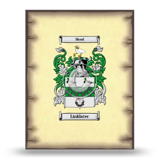 Linklater Coat of Arms Print
