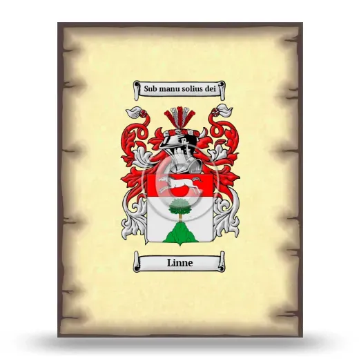 Linne Coat of Arms Print