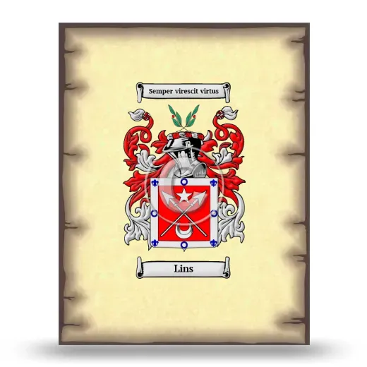 Lins Coat of Arms Print