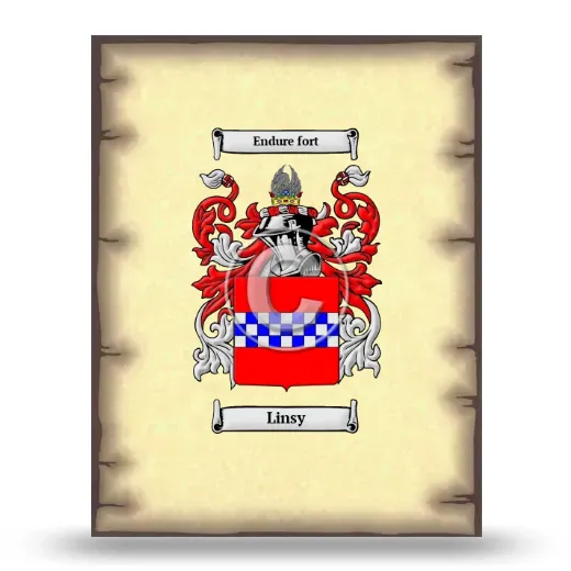 Linsy Coat of Arms Print