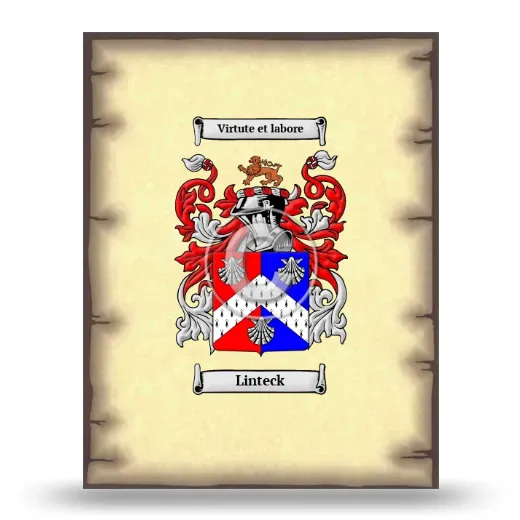 Linteck Coat of Arms Print