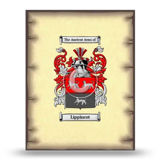 Lippincot Coat of Arms Print
