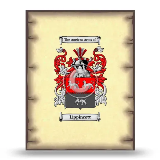 Lippincott Coat of Arms Print