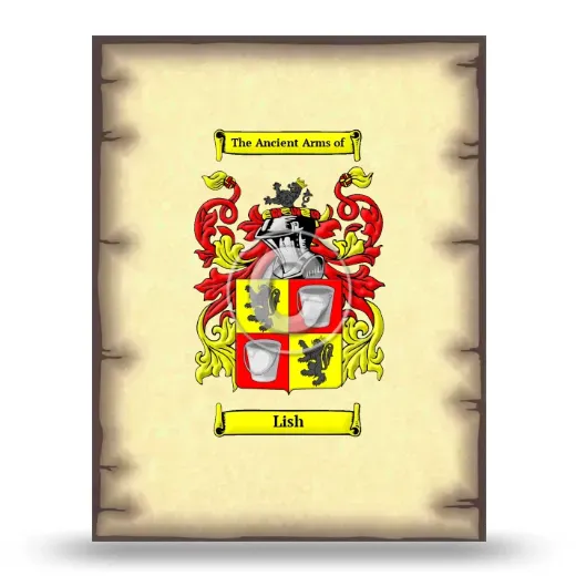 Lish Coat of Arms Print