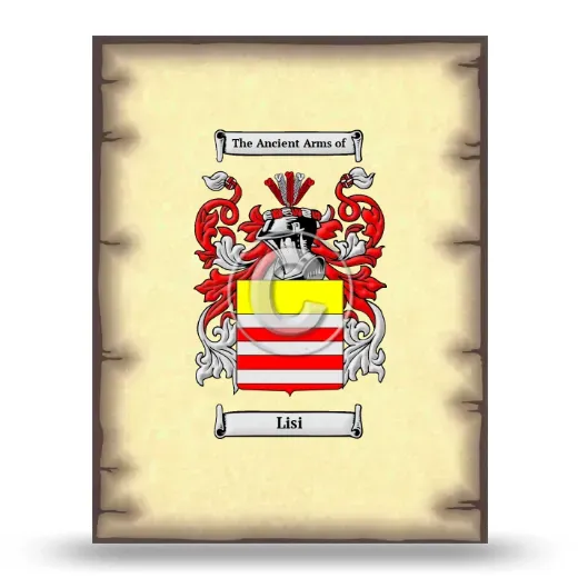 Lisi Coat of Arms Print