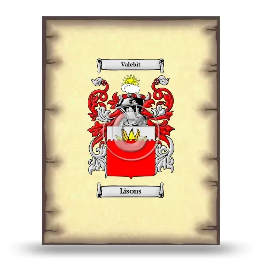 Lisons Coat of Arms Print