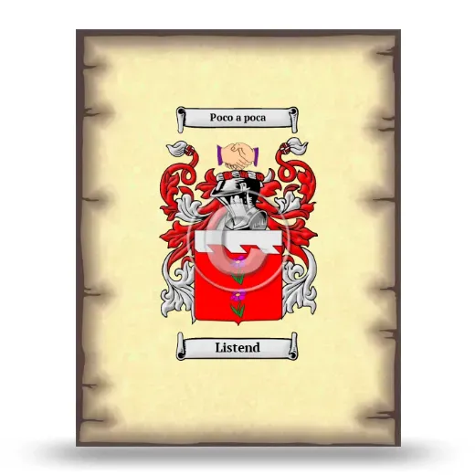 Listend Coat of Arms Print