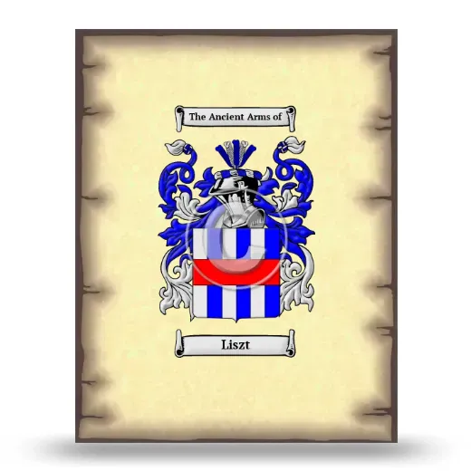 Liszt Coat of Arms Print