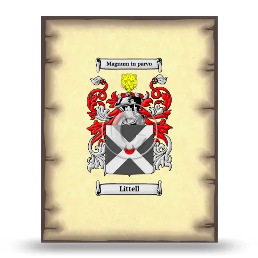 Littell Coat of Arms Print