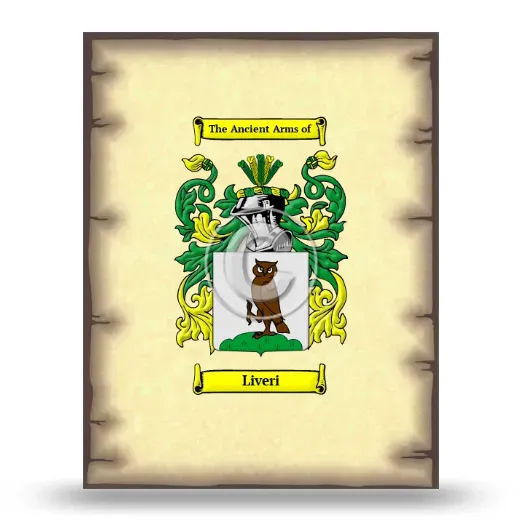 Liveri Coat of Arms Print