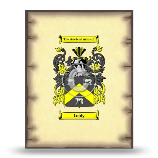 Lobly Coat of Arms Print