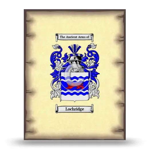 Lochridge Coat of Arms Print