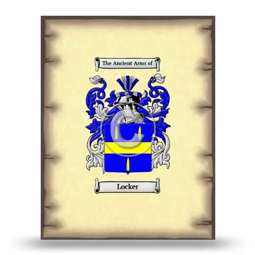 Locker Coat of Arms Print