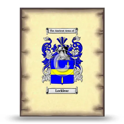 Locklear Coat of Arms Print