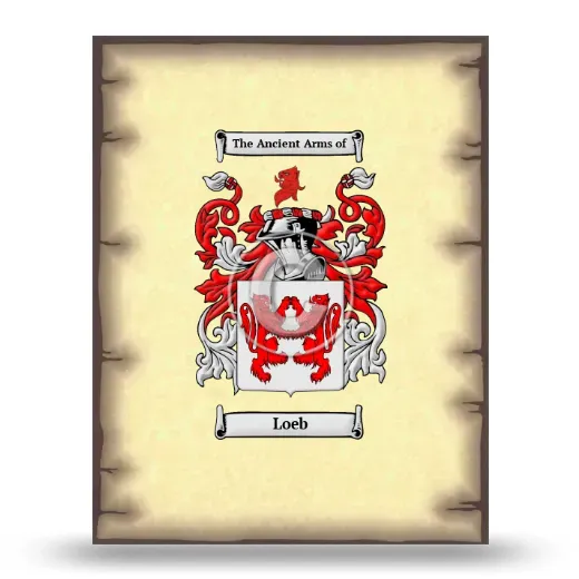 Loeb Coat of Arms Print