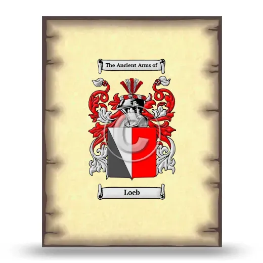 Loeb Coat of Arms Print