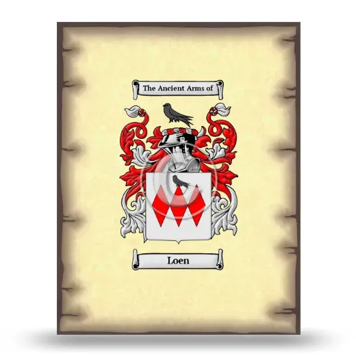 Loen Coat of Arms Print