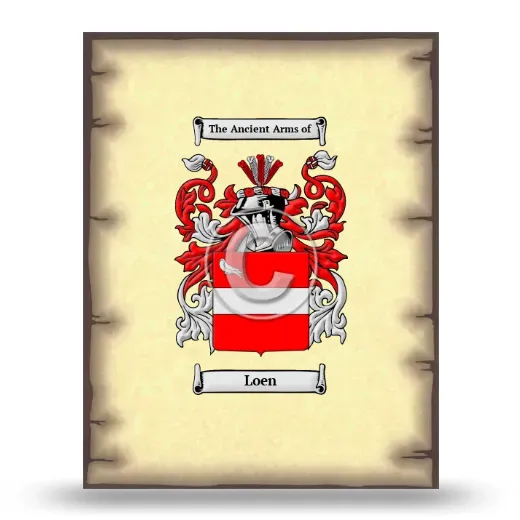 Loen Coat of Arms Print