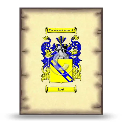 Loet Coat of Arms Print