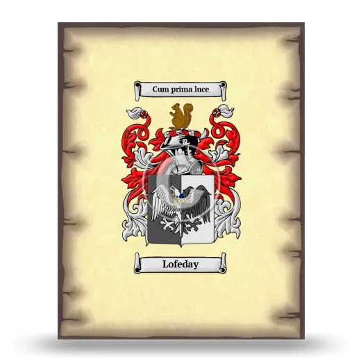 Lofeday Coat of Arms Print