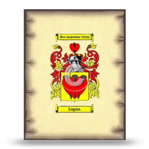 Logan. Coat of Arms Print