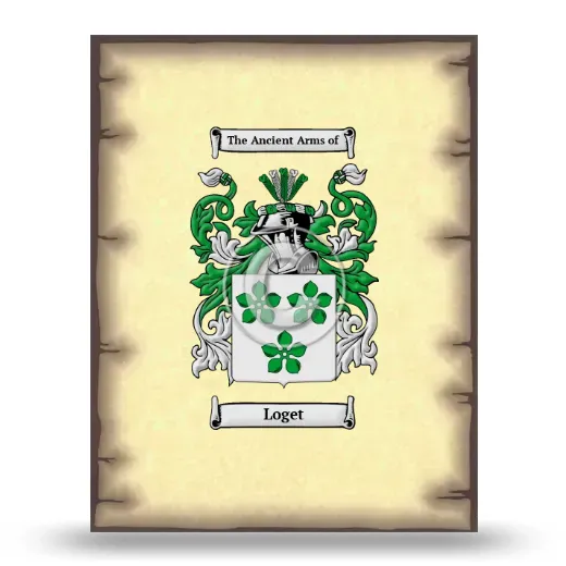 Loget Coat of Arms Print