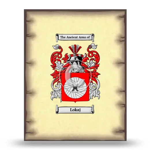 Lokaj Coat of Arms Print
