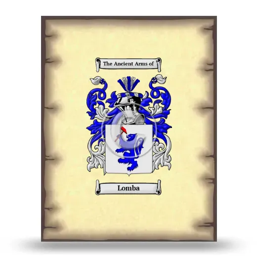 Lomba Coat of Arms Print
