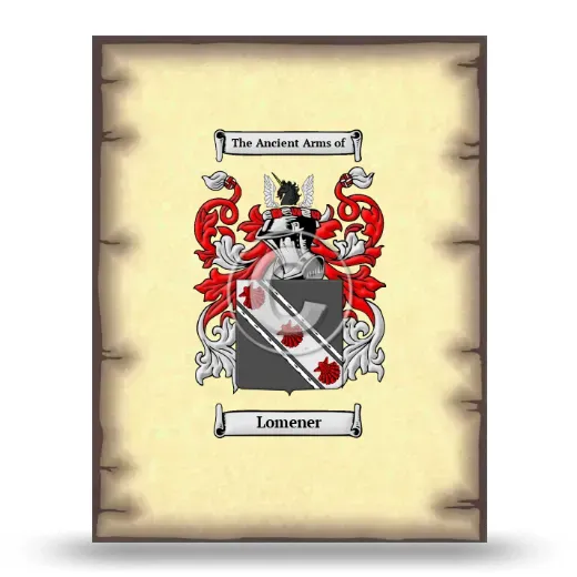 Lomener Coat of Arms Print