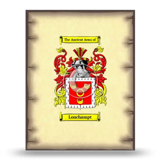 Lonchampt Coat of Arms Print