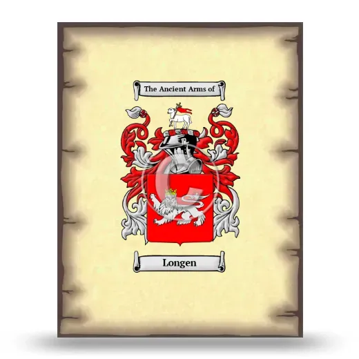 Longen Coat of Arms Print