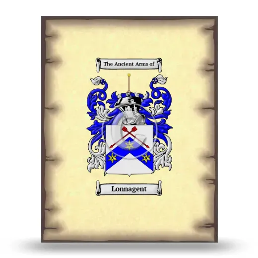 Lonnagent Coat of Arms Print