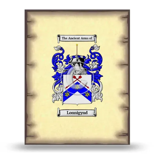 Lonnigynd Coat of Arms Print