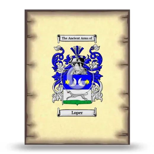 Loper Coat of Arms Print