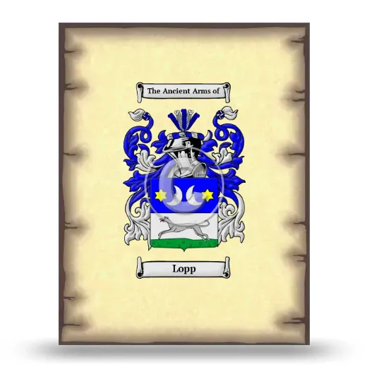 Lopp Coat of Arms Print