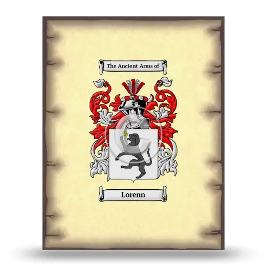 Lorenn Coat of Arms Print