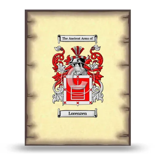 Lorenzen Coat of Arms Print