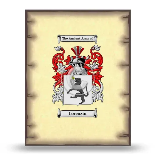 Lorenzin Coat of Arms Print