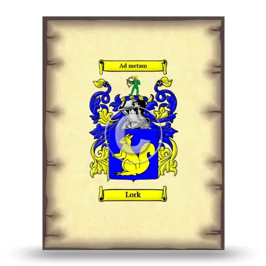 Lork Coat of Arms Print