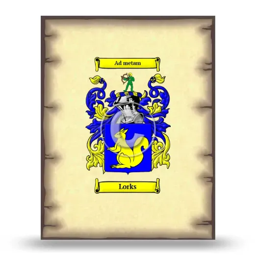 Lorks Coat of Arms Print