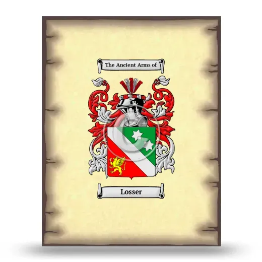 Losser Coat of Arms Print
