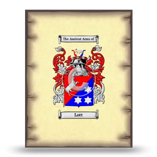 Lott Coat of Arms Print