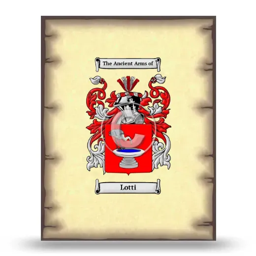 Lotti Coat of Arms Print