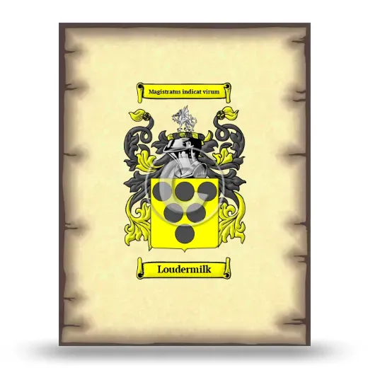 Loudermilk Coat of Arms Print