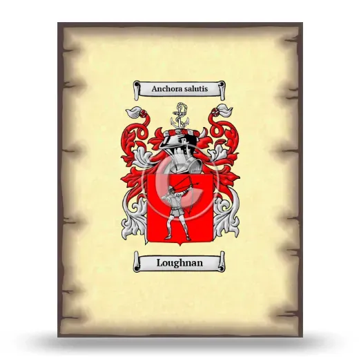 Loughnan Coat of Arms Print