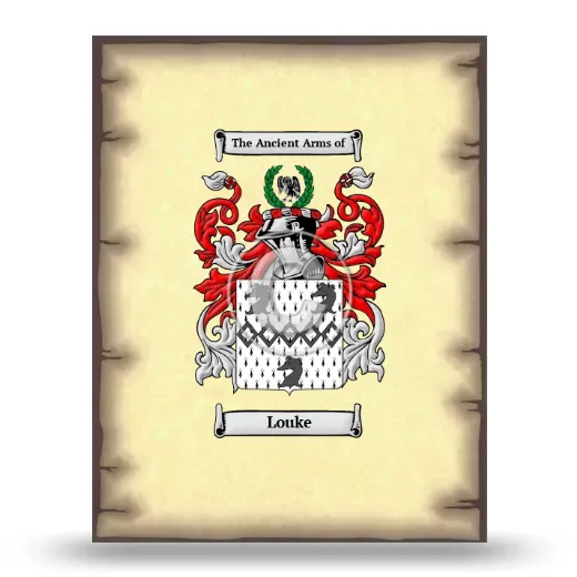 Louke Coat of Arms Print